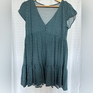 pacsun + LA hearts blue and white dress !